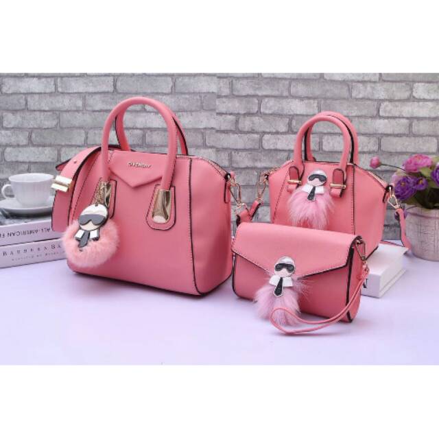 Givenchy antigona 3151 3in1 mirror gold hardware - TAS BATAM WANITA