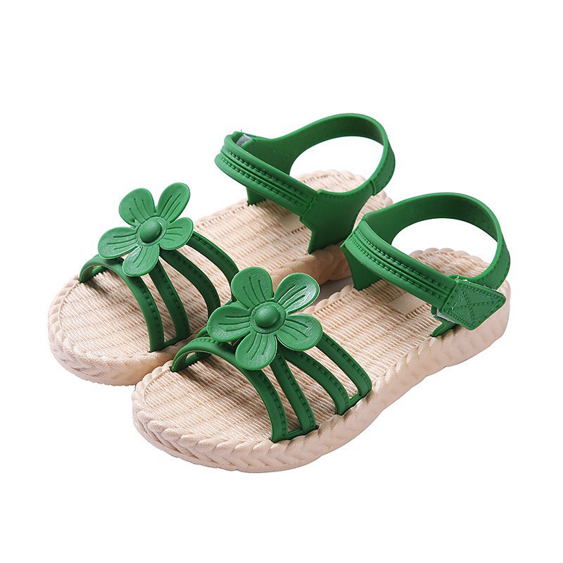 HappyOliver SUNSET BEACH Sandal Anak Perempuan Bahan Karet Model Lucu 0-5 Tahun Import