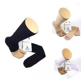 Kaos Kaki Wanita Wudhu Lembut Tebal Kaos Kaki Muslimah Untuk Wudhu Soft Comfort Cream Hitam