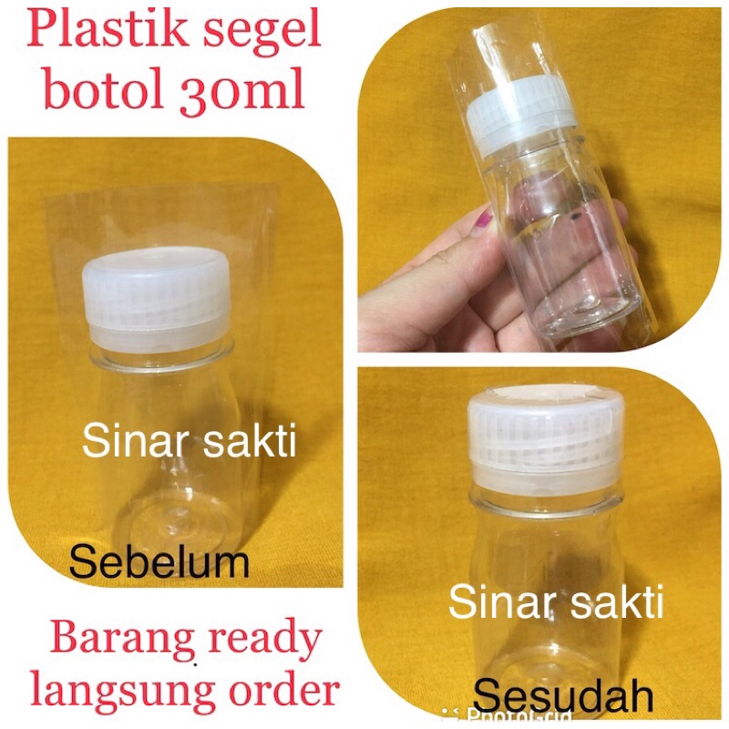 plastik segel botol zam zam 30ml segel plastik 30ml