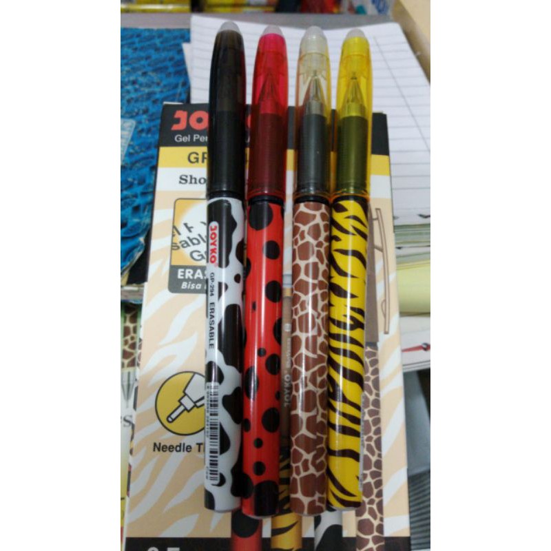 

12pcs Pulpen Bisa Dihapus Merk Joyko / Joyko Erasable Pen Motif