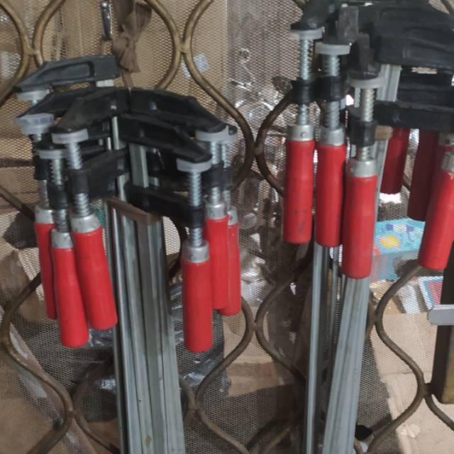 Clamp F Mini Size 50 x 1000 mm - Klem . penjepit kayu 5 x 1 Meter