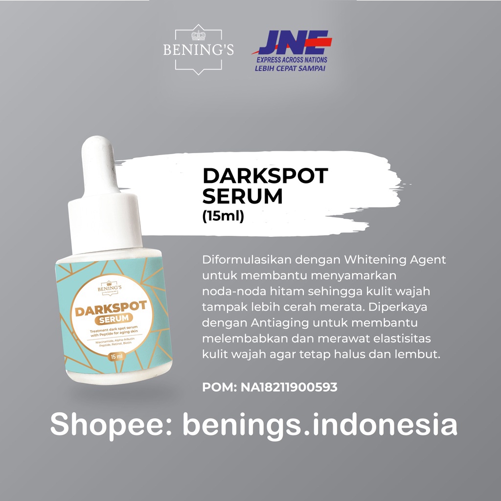 Darkspot Serum Benings Skincare by Dr Oky (Benings Clinic) Serum Anti Flek Hitam