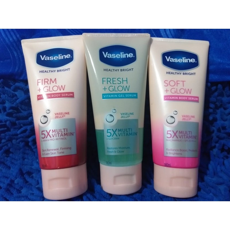Vaseline Soft Glow/Firm Glow/Fresh Glow