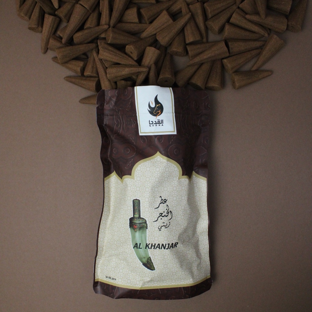Dupa Kerucut Qodha Bukhur Bakhoor Gaharu Qodha Aromaterapi Original