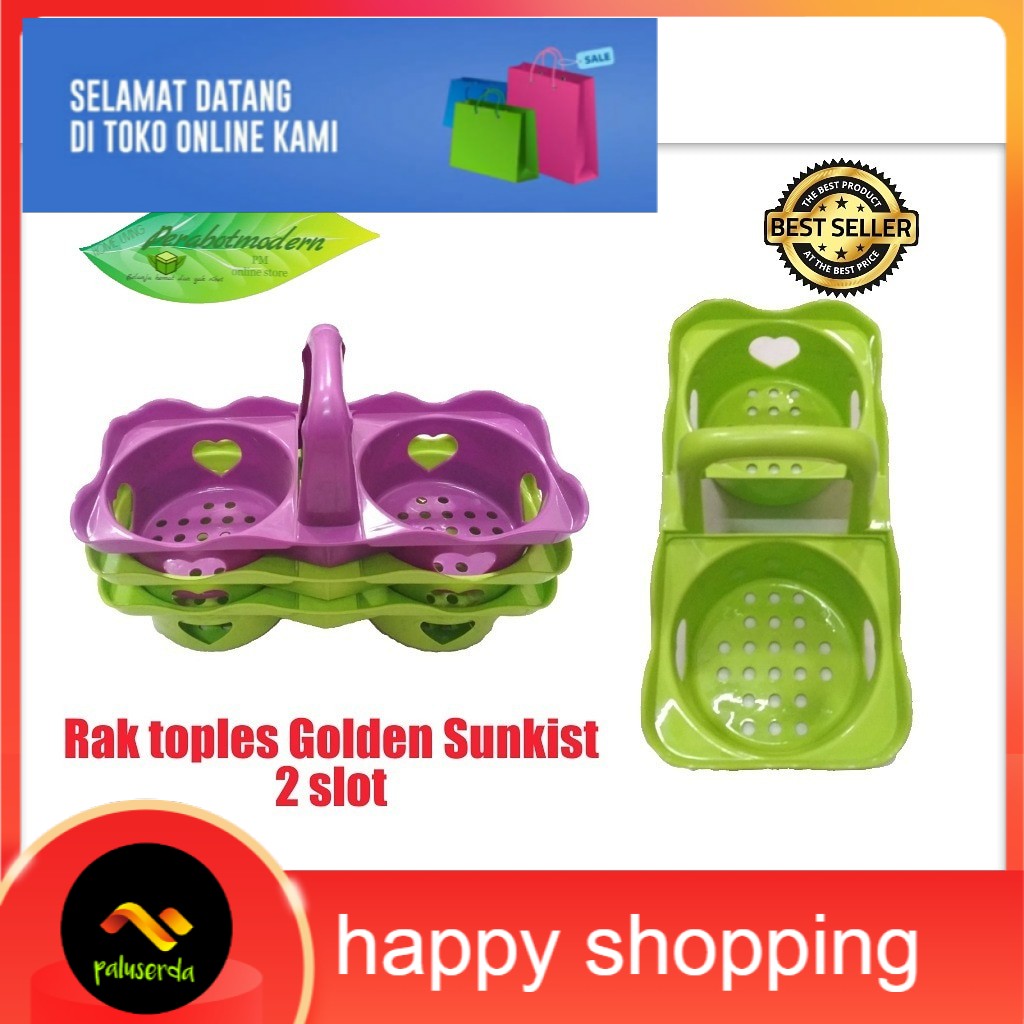 RAK TOPLES 2 SLOT HIJAU GOLDEN SUNKIST