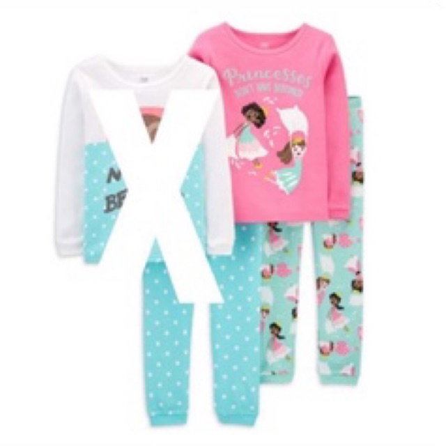 Piyama carter’s princess pink tosca/Baju tidur anak perempuan lengan panjang/pajamas set by carter’s