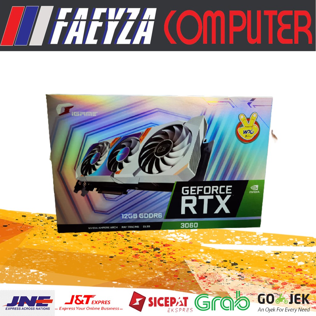 COLORFUL iGame GeForce RTX 3060 Ultra W OC 12G-V GDDR6 White RTX3060