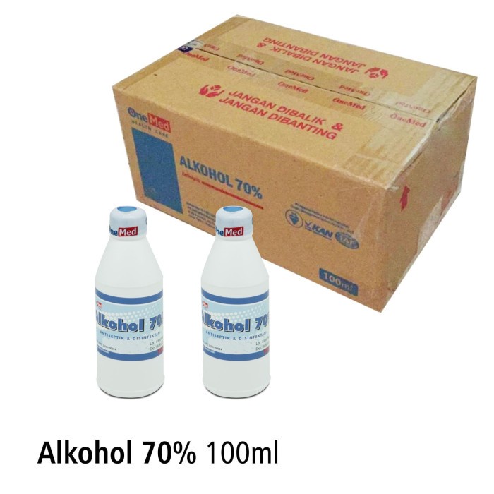 Alkohol 70 persen 100ml OneMed BOX isi 24 OJ2