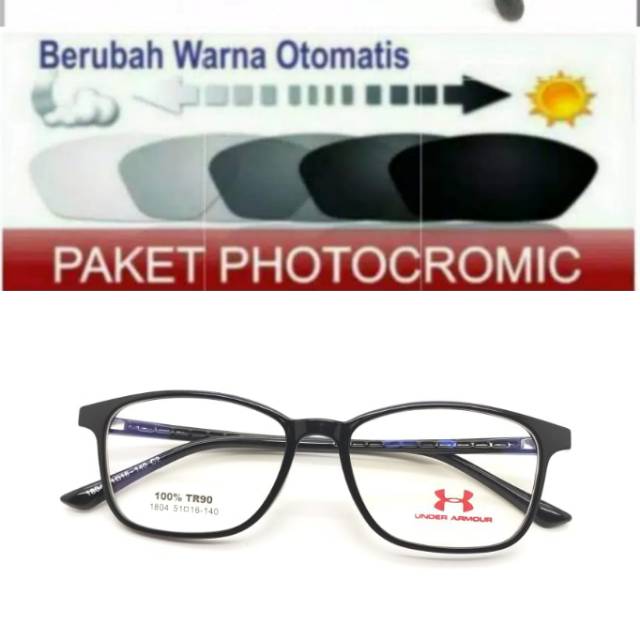 Frame Kacamata Anti Radiasi PHOTOCROMIC, Kaca mata Wanita, Kacamata Minus, Kaca mata Plus Terbaru