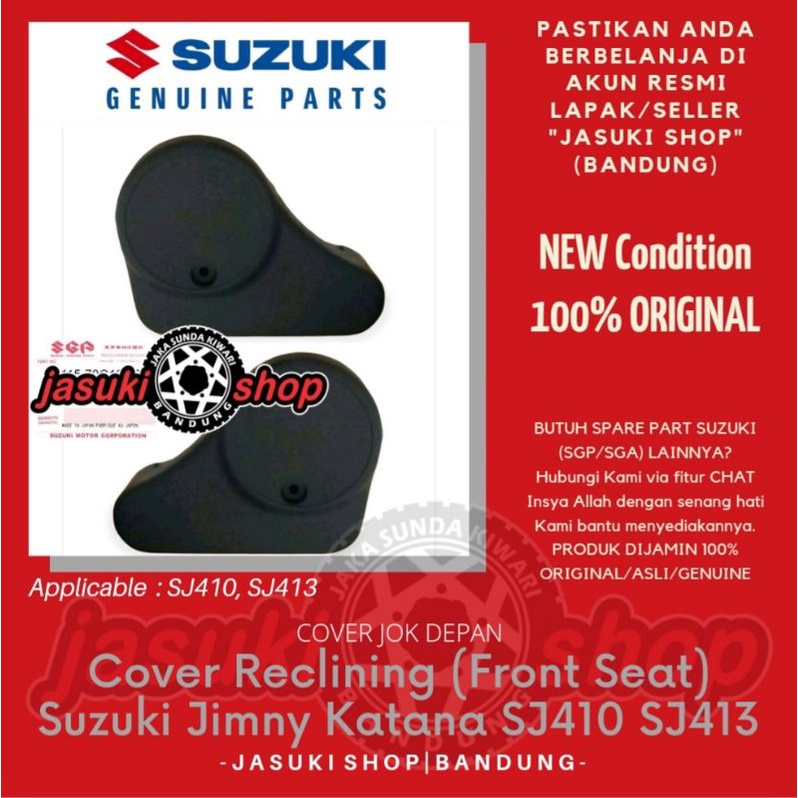 Tutup Cover Reclining Front Seat Cover Jok Depan Suzuki Jimny Katana Sierra Samurai Caribian SJ410 S