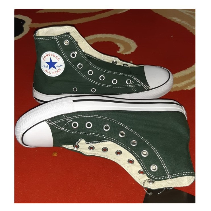 Sepatu Converse Green Army High Bot Hijau Army Sepatu Pria Wanita