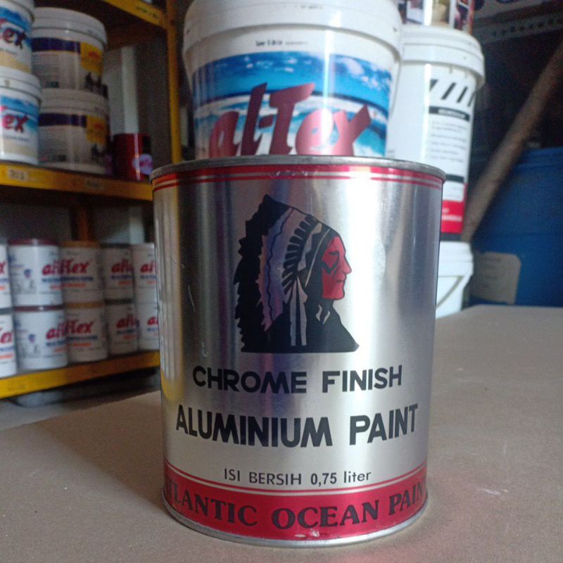 

CAT MINYAK CHROME ALUMUNIUM ( 0.75 LITER )