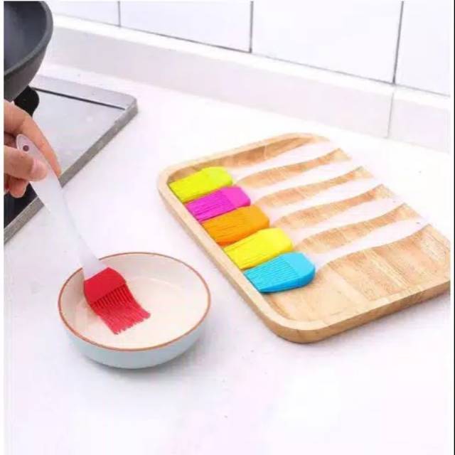 Kuas Silikon Oles Kue / Roti / Barbeque BBQ / Silicon Brush / Kuas