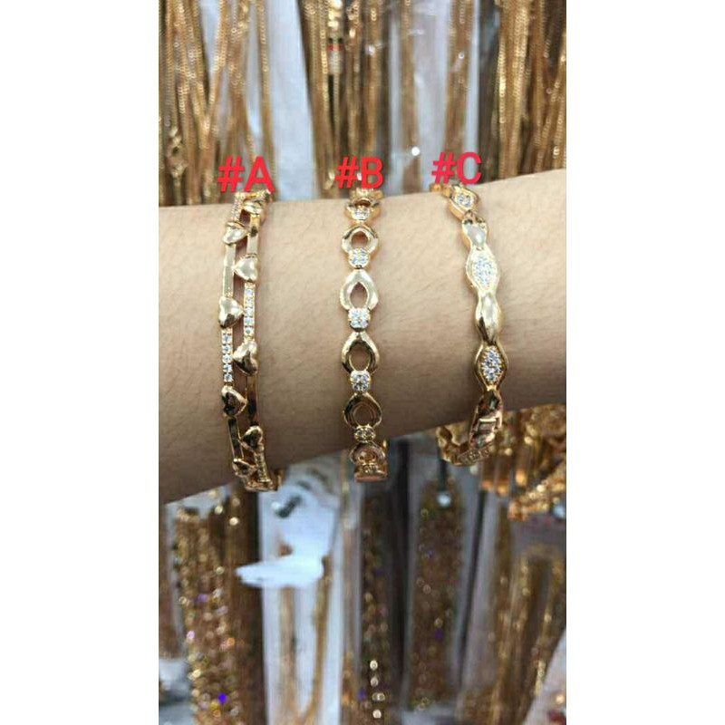 Fourfashion Gelang wanita motif Permata mewah