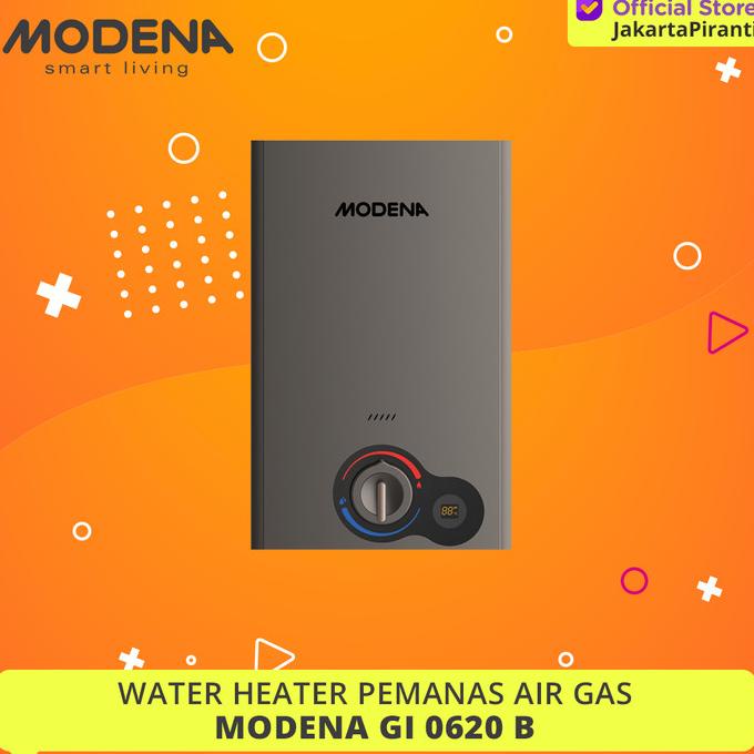 Water Heater Gas Modena GI 0620 B - Pemanas Air Gas LPG