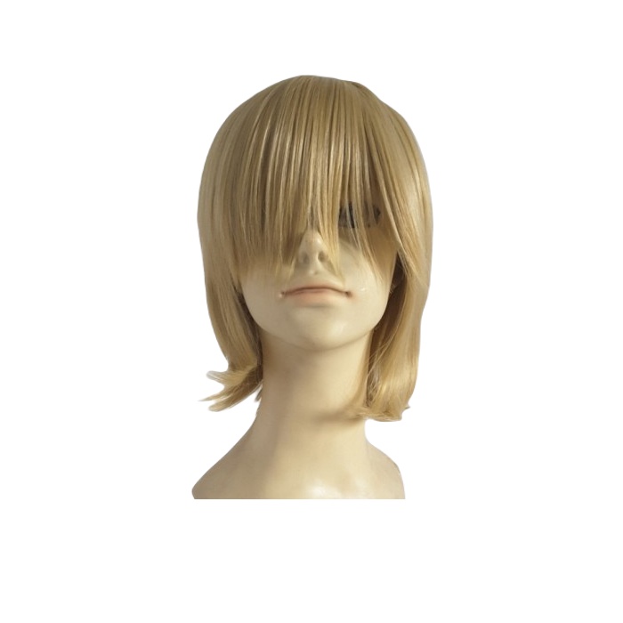 WIG COSPLAY KUCOS BASE COWOK / CEWEK FLAXEN BROWN GOLD / IDOLMASTER TADA RIINA