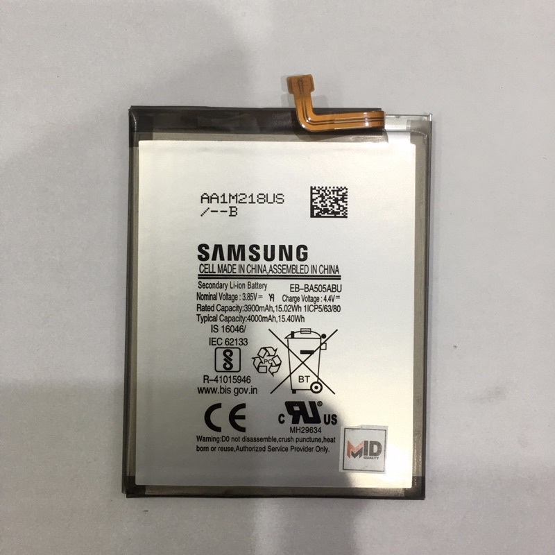 BATTERY BATRE BATERAI MID SAMSUNG A50//A50S/A30/A30S/EB-BA505ABU