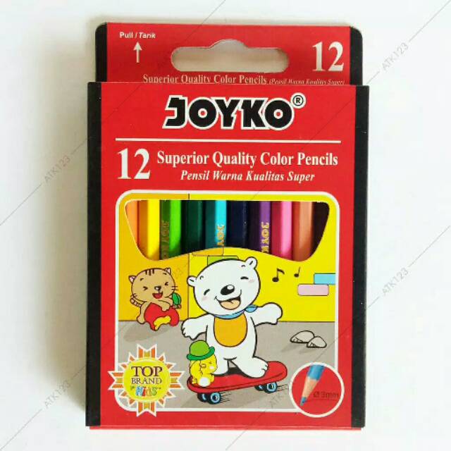 

Pensil Warna Joyko Pendek