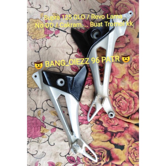 foot step postep belakang buat tromol supra 125 lama revo lama original