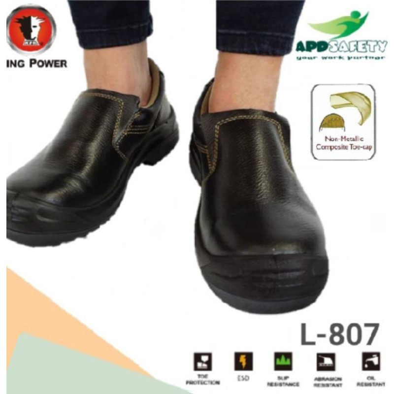 (Bayar ditempat) Sepatu Safety KING POWER L-807 Composite toecap