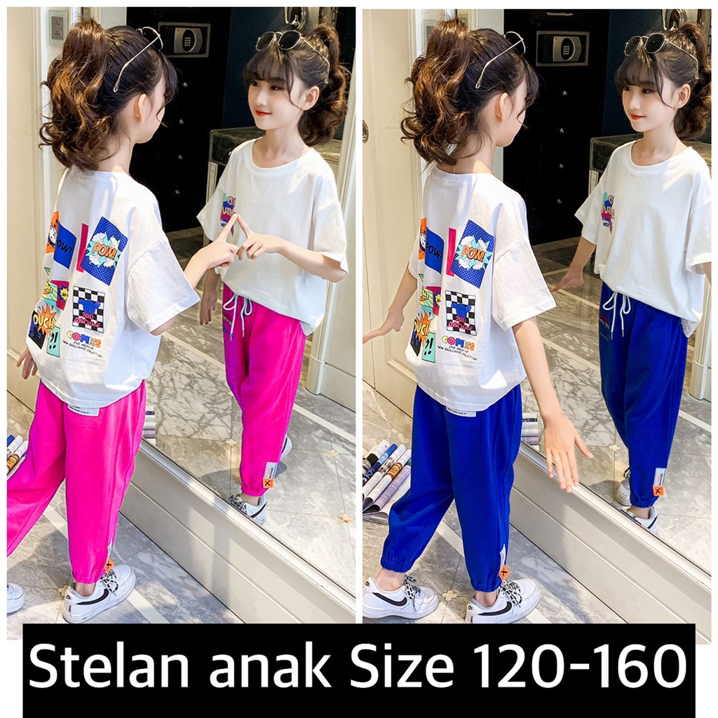 (CC-JKT) BS-168 STELAN ANAK CEWEK 2ND ARCHIVE SIZE 120-160