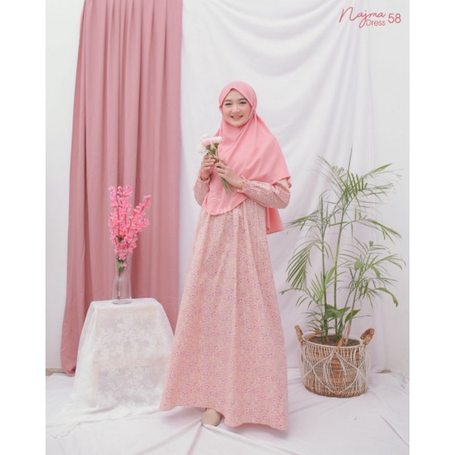 GAMIS DRESS BUSUI CASUAL KATUN JEPANG NAJMA BY ATTIN