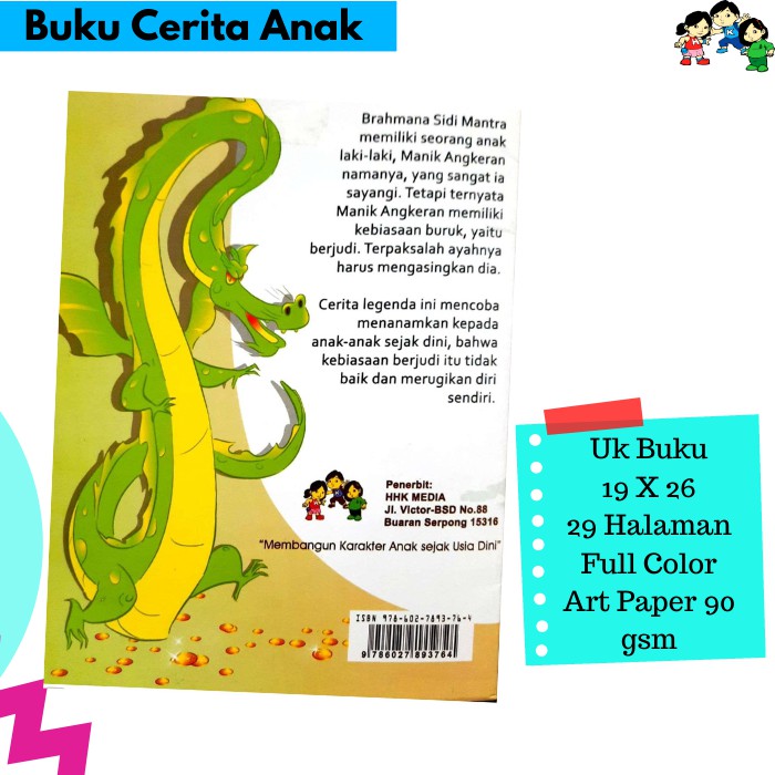 Happy Holy Kids Buku Cerita Legenda Asal Mula Selat Bali Shopee Indonesia