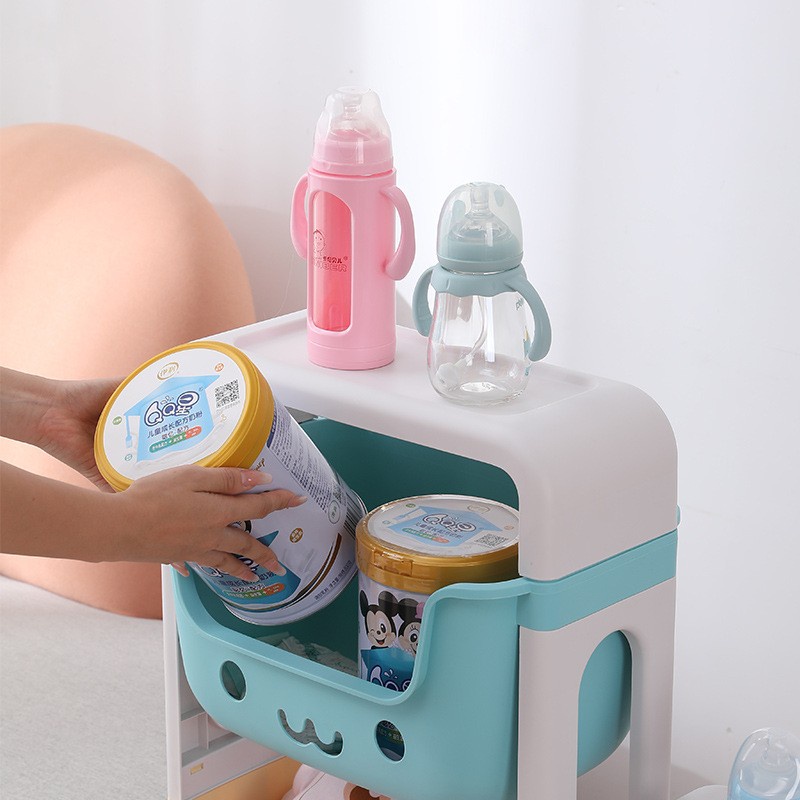 Rak Roda Susun Anak Rak Dapur Kamar Mandi Tempat Penyimpanan Mainan Anak bayi toys multifungsi Rak plastik roda Susun storage organizer plastik serbaguan Rak Plastik Susun Multifungsi Rak Mainan Anak Roda Rak Susun Roda Rak Gemes Rak Dapur Susun