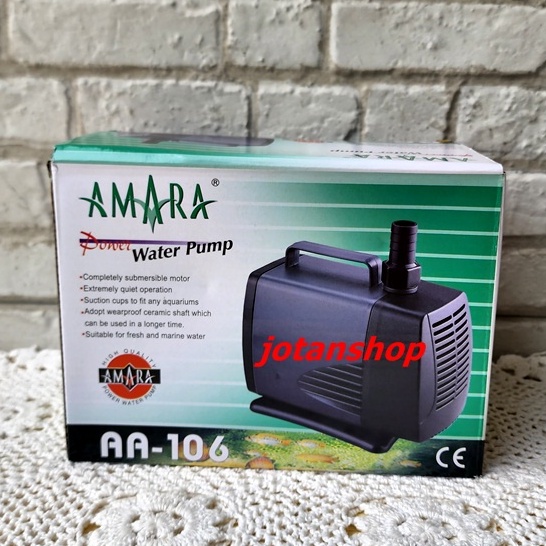 AMARA AA106 AA 106 Mesin Pompa Celup Air mancur Kolam Aquarium Hidroponik