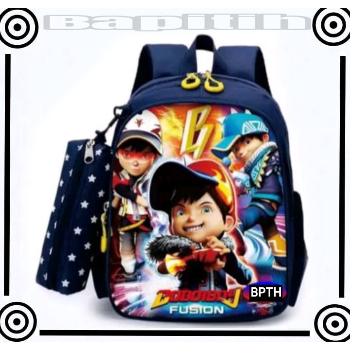 BPT Ransel anak/Tas anak laki laki cowo cowok tas anak sekolah tk sd anak karakter BOBOIBOY 02