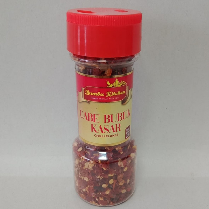 

Bumbu Kitchen Chilli Flakes 35gr Herb Cabai Bubuk Kasar