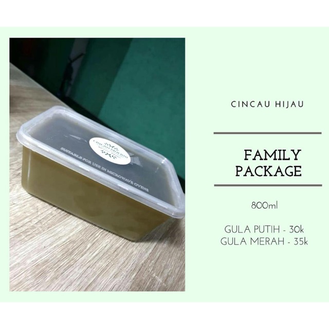 

Cincau Hijau, Cincau Moerni tanpa bahan pengawet dan pewarna (800mL)