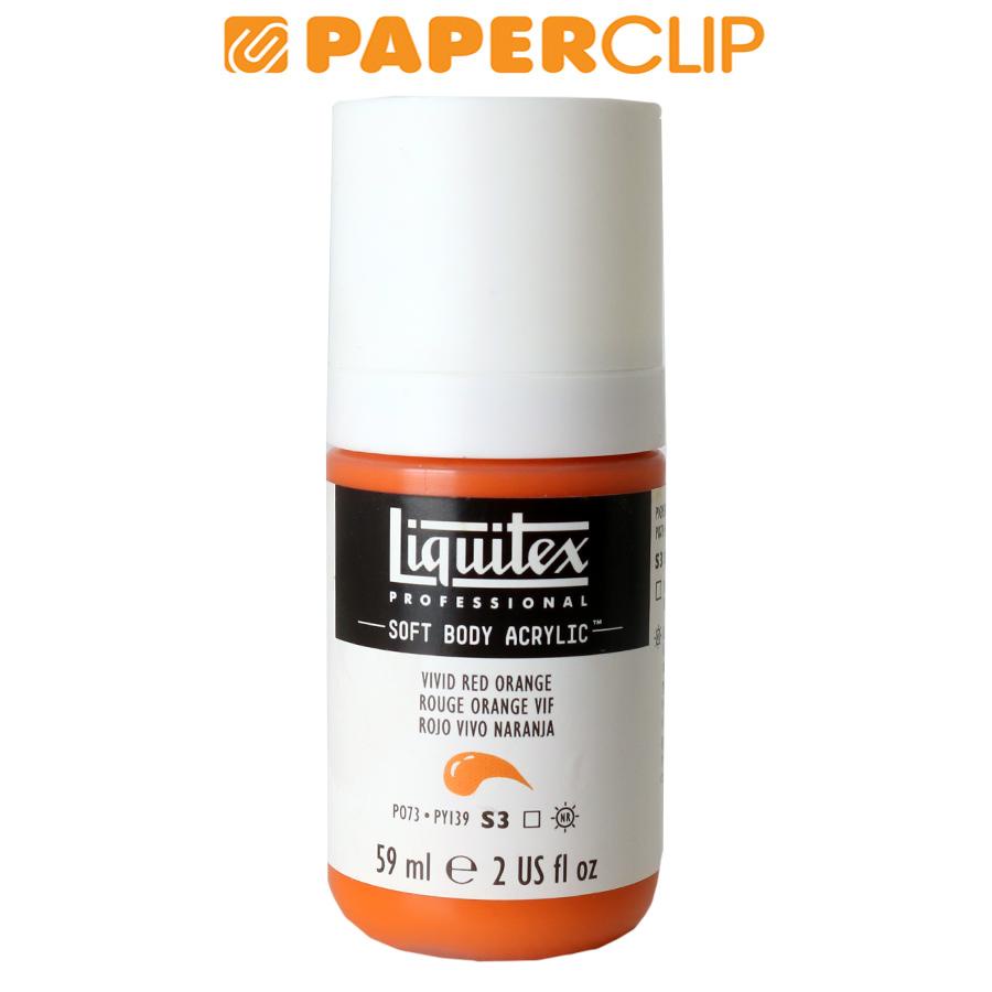 

ACRYLIC SOFT BODY LIQUITEX 1959620 VIVID RED ORANGE