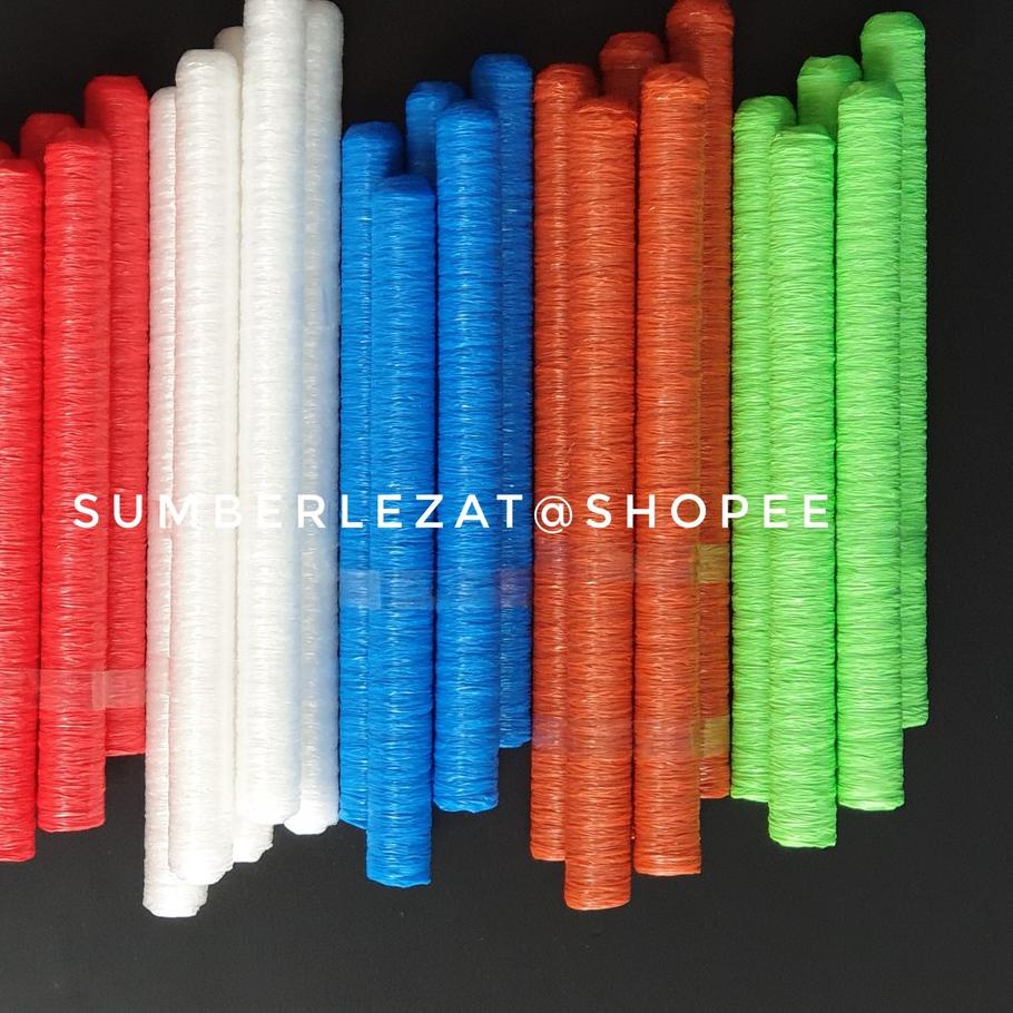 

Terlaris 18 mm Chili RED - Casing Selongsong Sosis Plastik Polyamide Food Grade Halal buruan