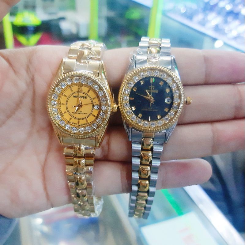 JAM TANGAN WANITA MIRAGE ORIGINAL GARANSI TOKO 1 TAHUN