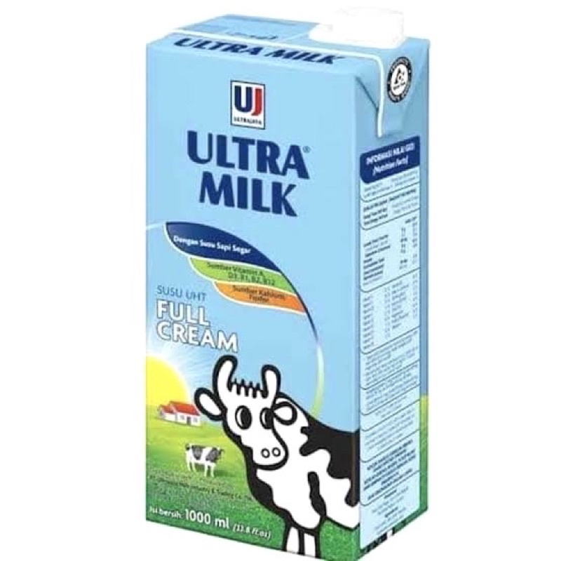 

Susu Ultra Milk UHT Plain 1 Liter
