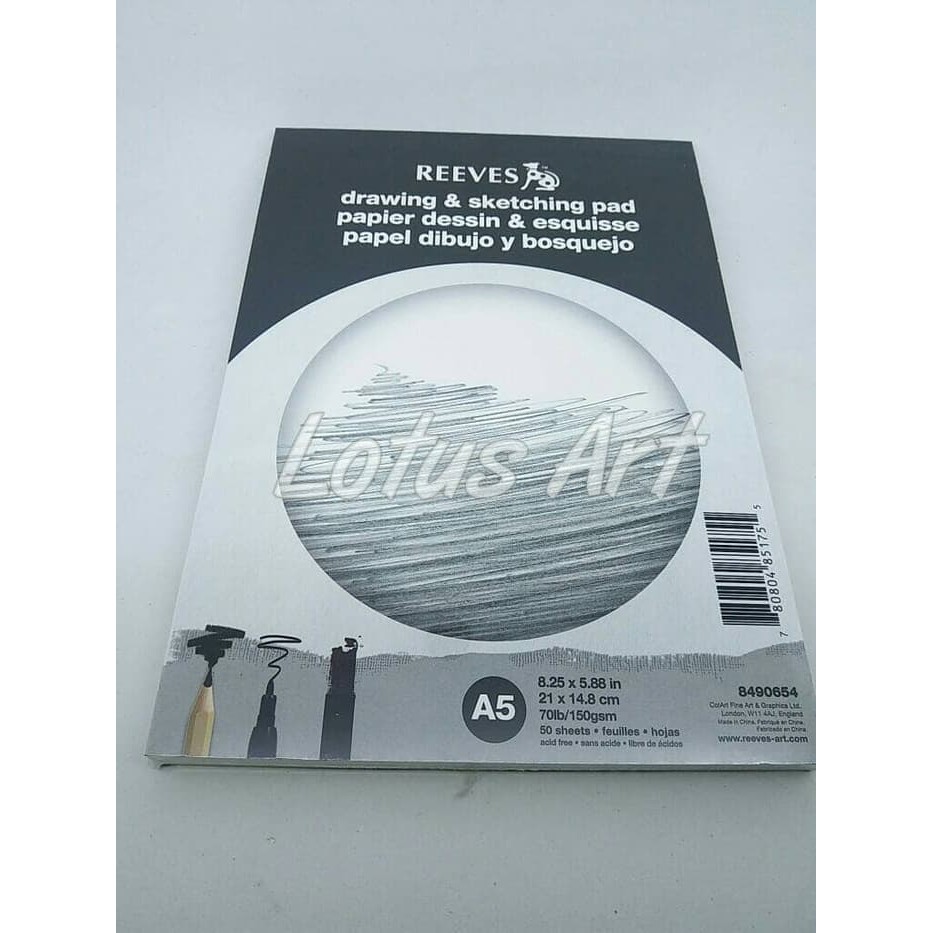 

Kiky Sketch Book - Papan Tulis Gambar - Lyra Sketch Book Reeves Drawing And Sketching Pad A5 Produk