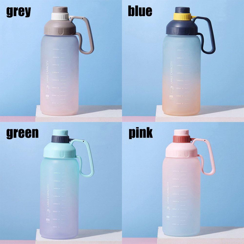 Botol Air SOLIGHTER Penanda Waktu Kapasitas Tinggi 1800ml Water Jugs