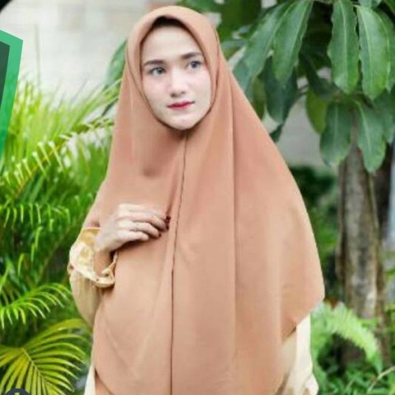 [BRAND HUSNA HIJAB] Khimar Segi Empat INSTAN / Khimar Tinggal Slup Tanpa Jarum / Kerudung Instan