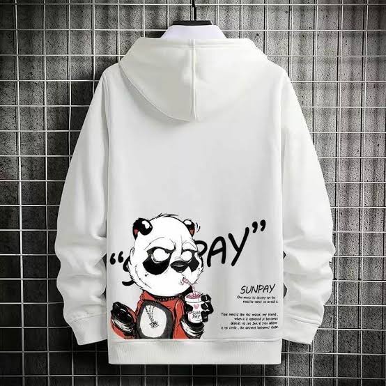 Sweater PANDA Oblong / Hoodie SUNPAY Jumper Pria Wanita Bahan Fleece Ukuran S M L XL XXL XXXL