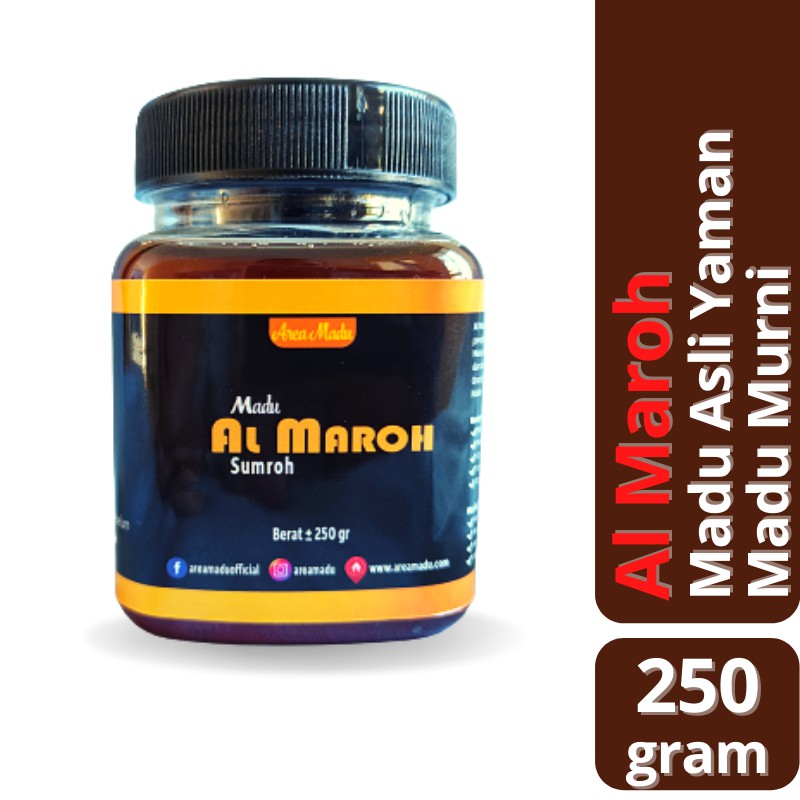 Al Maroh - Suplemen Vitamin Diabetes Madu Murni Asli Yaman Menormalkan Gula Darah Insulin Alami 250g