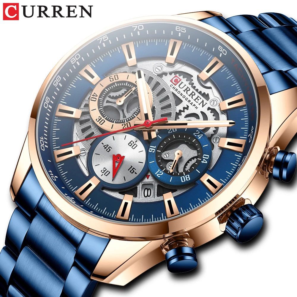 CURREN 8391 Jam Tangan Pria Analog Chronograph WK-SBY