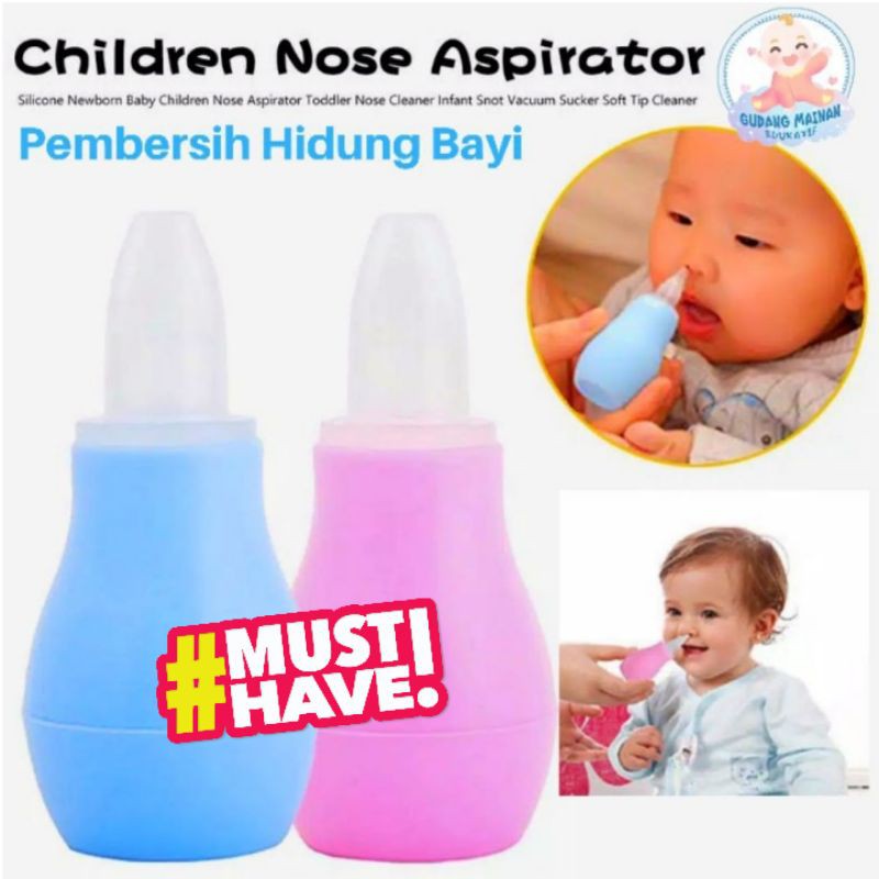 Wajib Punya! Sedotan ingus pembersih Hidung Bayi Nose Nasal Aspirator