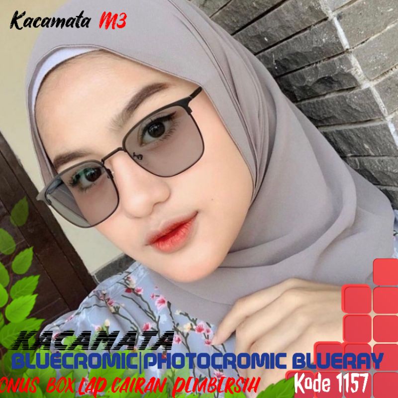 kacamata lensa bluecromic atau photocromic blueray bisa normal minus plus cilinder tergantung permintaan sampai minus 5 cyl 2 harga masih sama tulis saja pesanan kaka di catatan saat order free box lap cairan pembersih kode 1157 size 47-20-136