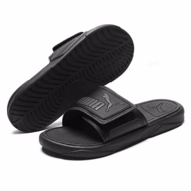 Sandal Puma Slide Royalcat Comfort Mens Full Black Original