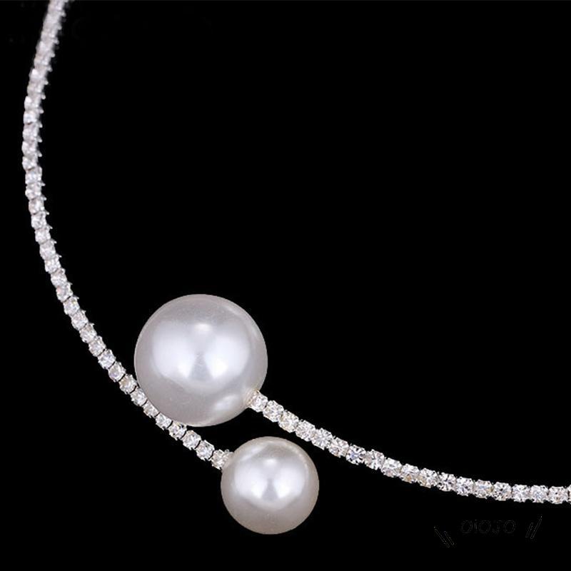 【COD】Kalung Mutiara Lapis Silver Berkilau Untuk Wanita