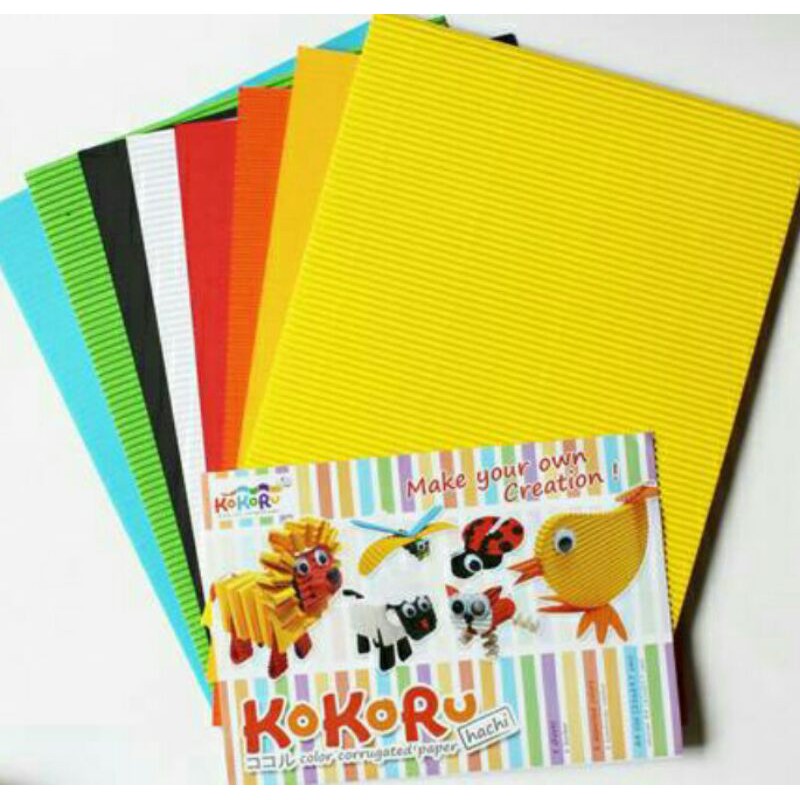 

Kertas kokoru A4 Hachiro paper craft