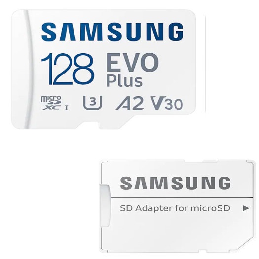 Samsung MicroSDXC EVO Plus U3 V30 A2 (130MB/s) 128GB - MB-MC128KA APC