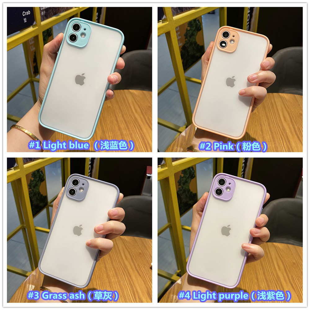 Casing kamera cangkang keras untuk Iphone 11 Pro Max Xr X Xs Max 6s 6 7 8 Plus Se 2020